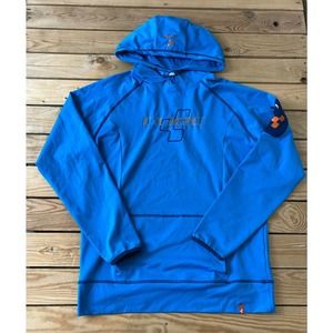 CUBE Men’s Blue Hooded Pullover Sweatshirt Large